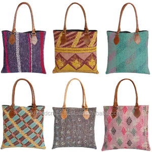 Customized Wholesale Kantha Tote Bags - Product Image 1