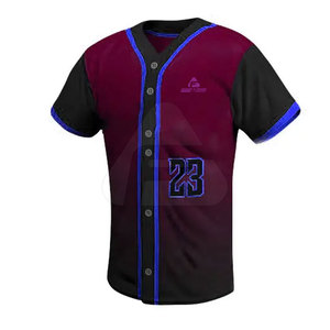 Venta al por mayor mejor calidad nuevo diseño uniforme de béisbol Pakistán hizo ropa deportiva de talla grande y características transpirables - Product Image 2
