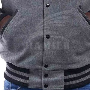 แจ็กเก็ตแบบลำลองไซส์ใหญ่พิเศษสำหรับผู้ชายเสื้อกีฬาระบายอากาศได้ดีมีกระดุมขนาดพิเศษสำหรับฤดูใบไม้ร่วงและฤดูหนาว - Product Image 3