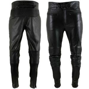 2024 mejor venta precio razonable cuero hombres Cargo pantalón hecho a medida cuero hombres Cargo pantalón de alta calidad - Product Image 2