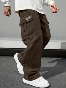 Pantalones Cargo de Algodón de Alta Calidad, Ajustados, Ligeros, Estilo Urbano, Personalizados, para Trabajo al Aire Libre, Pantalones Deportivos - Product Image 6