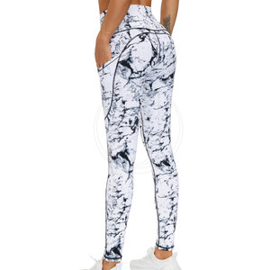 New Arrival Women's High Waist Solid Sublimation Fitness Yoga Leggings-Quick Dry Breathable Spandex/Polyester - Product Image 5