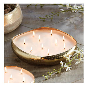 Handmade <b>Candle</b> Holder Wax Pot <b>Candle</b> <b>Votive</b> <b>Candle</b> Jar Customized Size Lighting for Home and Diwali for Festivals Decorations - Product Image 3