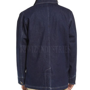 Printemps Automne Hommes Jeans Vestes Casual Solide Couleur Simple Boutonnage Jeans Veste Hommes Slim Fit Coton Outwear Vestes - Product Image 3