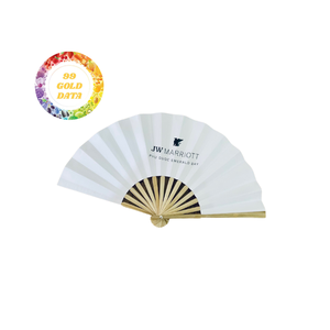 Éventails traditionnels en papier fabriqués à la main pour les événements culturels, les mariages et à des fins décoratives, ajoutant un charme intemporel - Product Image 1