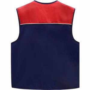 Gilet de sécurité réfléchissant multicolore personnalisable de qualité supérieure Gilet pour hommes avec logo personnalisé du fabricant direct durable, poche en 5 dimensions - Product Image 3