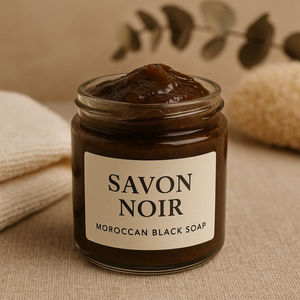 Jabón Negro Marroquí con Aceite de Oliva y Aceite de Argán - Jabón Beldi Exfoliante Natural para una Limpieza Profunda y Cuidado de la Piel de Alta Calidad - Product Image 1