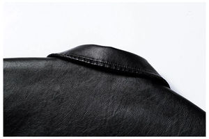 Material de Cuero Flexible que Permite un Movimiento Fácil y una Apariencia Segura para Ropa Casual y Semi Formal - Product Image 3