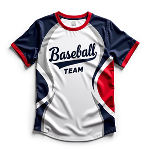 Maillots souples et respirants sublimés personnalisés pour hommes pour le football basket-ball pêche Softball col rond 100% ajustement confortable - Product Image 5