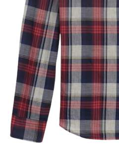 Camisa a cuadros para hombre, roja, azul marino, gris, de manga larga, informal, de franela de algodón, suave, cómoda, para uso diario, al por mayor - Product Image 5