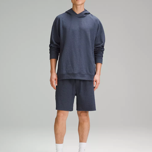 เสื้อฮู้ดฤดูใบไม้ผลิแบบลำลองผ้าถักเนื้อไหล่ปล่อยแบบธรรมดาผ้าฝ้ายยืดได้4ทางโลโก้ออกแบบได้ตามต้องการ - Product Image 2