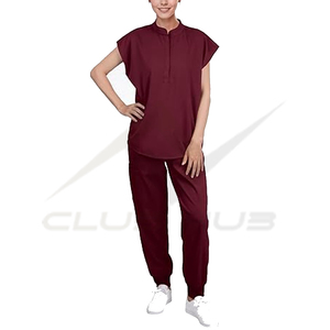 Ensembles de blouses médicales unisexes en polyester respirant tissé extensible – Vente en gros - Product Image 3