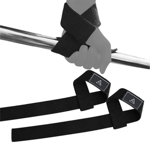 Sangles de poignet pour la musculation, la musculation, l'entraînement de force, les exercices, en coton - Product Image 4