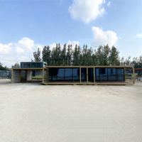 Un super grand espace fabriqué en Chine, composé de trois dosettes de pomme de 40 pieds épissées ensemble, utilisées à des fins bureautiques ou résidentielles