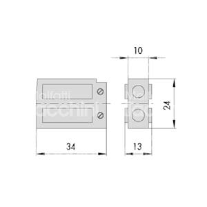 12V AC COIL GROUP pour serrures électriques série: 14350 - 14351 - 14352 14450 - 14451 - 14452 14460 - 14461 - 14462 14510- - Product Image 1