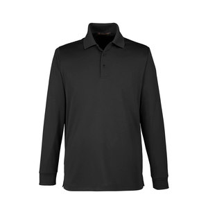 Polo informal de negocios para hombre, camisetas de golf cómodas de algodón sólido de verano de manga larga - Product Image 1