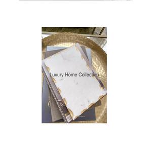 Plateau en marbre le plus vendu en forme de rectangle avec couleur noire et branche d'arbre poignée en fonte ombre noire ustensiles de cuisine approvisionnement de table - Product Image 5