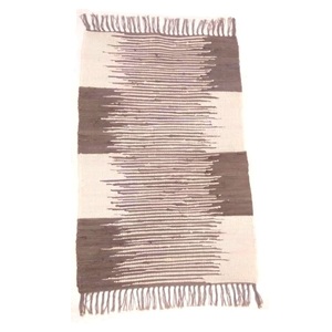 Alfombra trenzada a mano de algodón 100% grande Jacquard bordado patrón abstracto Felpudo de calidad Premium para sala de estar - Product Image 1