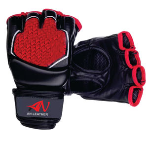 ถุงมือฝึกการต่อสู้ MMA ที่ดีที่สุดถุงมือหนังและยาง sparring - Product Image 4