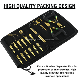 Kit d'outils d'extension de cheveux Micro Beads Remover Plier Styling Loop & Hook Aiguilles de type C & Clips de sectionnement et doigt de séparation - Product Image 5