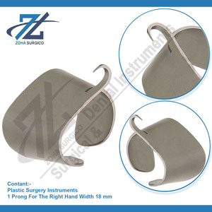 MILLARD Mano derecha Gancho de pulgar de 1 clavija 18 mm de ancho Fuente de alimentación manual Instrumento de base de cirugía plástica fabricado en Pakistán - Product Image 3