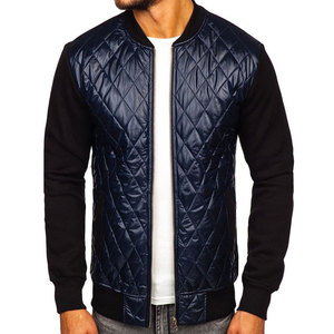 Chaqueta Bomber de Invierno 2025 con Capucha y Manga Larga para Hombre, Logotipo Frontal en Relieve, Forro de Lana/Poliéster, Venta al Por Mayor de Fábrica - Product Image 1