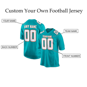American Football Jersey Men 100% Polyester Sublimated Moisture-Wicking Custom Uniform Breathable Quick Dry Training Game Wear - Product Image 2