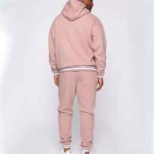 Survêtement en polaire baggy épais 100% coton vierge personnalisé Jogging Ensemble sweat à capuche et pantalon de survêtement pour hommes 2025 - Product Image 6
