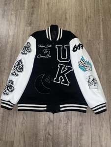Fabrication OEM de vestes bomber épaisses de haute qualité pour femmes, broderie personnalisée, veste universitaire - Product Image 6