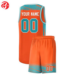 Nouveau Style hommes portent Bsci Polyester Sportswear basket-ball uniforme à la mode Top qualité basket-ball uniforme ensemble - Product Image 3