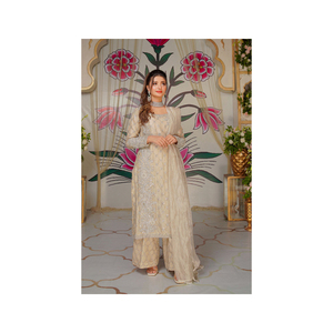 Camisa de longitud corta Salwar Kameez para mujer india y pakistaní de alta calidad con pantalón Palazzo para bodas y fiestas - Product Image 4