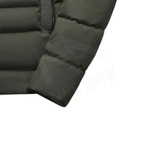 Outdoor Warm <b>Long</b> Sleeve Puffer <b>Jacket</b> Winter <b>Men's</b> Hooded Waterproof High Street Fashion Custom Plus Size Stand Adults Solid - Product Image 5