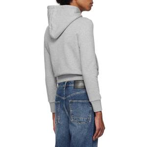 Haute qualité 100% coton fermeture éclair sweats à capuche pour hommes poids lourd français éponge surdimensionné 500gsm recadrée Boxy Zip coupe ample imprimé - Product Image 6