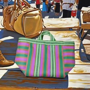 Large Eco-Friendly Recycled Nylon Reusable Sustainable <b>Plastic</b> <b>Bags</b> India Model PP Woven Bulk Supply <b>Zipper</b> for Indian Market - Product Image 2