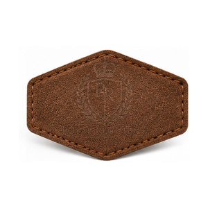 Écussons décoratifs en cuir véritable, logo personnalisé, étiquettes à coudre pour chapeaux, accessoires personnalisés et designs de mode - Product Image 2