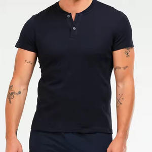 2025 nouveau Design haute qualité personnalisé t-shirt impression Logo 190gsm 100% coton blanc hommes T-shirts col en V t-shirts - Product Image 2