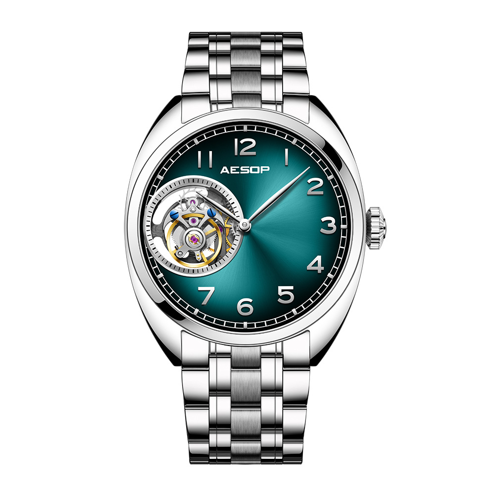 blue 2-silvery stainless steel