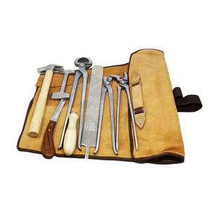 Professional Custom 8-Piece <b>Horse</b> Farrier Hoof <b>Grooming</b> Tool <b>Kit</b> Premium Stainless Steel Superior Quality Shoe Care Maintenance - Product Image 1
