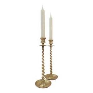 Portavelas de latón hecho a mano con aspecto antiguo con un diseño único de calidad superior para la decoración del hogar, bodas y regalos - Product Image 6