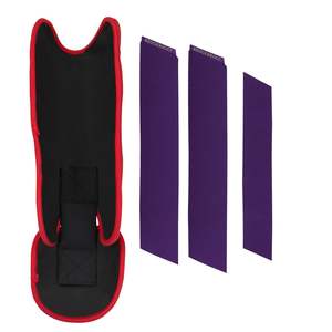 Protector de Tobillo Deslizante para Béisbol Serie Signature Negro |   Poliéster/Nailon Ligero y Transpirable |   Protección Profesional - Product Image 2