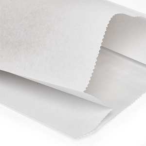 Classic White Kraft Paper <b>Bread</b> <b>Bags</b> Greaseproof and Biodegradable with Embossed Surface for Food Use - Product Image 3
