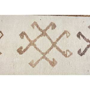 Moderno clásico 2,7x10,7 pies Blanco marrón tejido plano alfombra hecha a mano estilo turco 9x12 patrón de pasillo rectangular para entrada 4m de ancho - Product Image 5