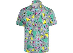 เสื้อโปโลแขนสั้นลายกวางเรนเดียร์คริสต์มาสสำหรับผู้ชาย ลายการ์ตูน สวมใส่สบาย ผลิตจากโพลีเอสเตอร์ 100% เหมาะสำหรับกิจกรรมกลางแจ้ง แบบซับลิเมชั่น - Product Image 3