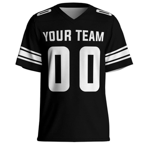 Nueva llegada Camiseta de fútbol americano personalizada Calidad Premium Transpirable con mangas cortas Camiseta deportiva de alta calidad MOQ bajo - Product Image 1