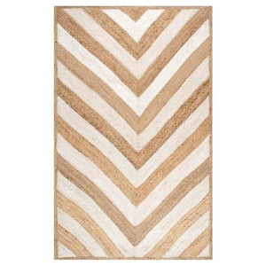 Alfombra turca alta, alfombra Oriental Vintage para decoración del hogar, Alfombra de yute y Alfombra tejida a mano de fibra Natural para hogares minimalistas - Product Image 1