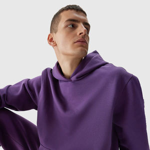 Men's Premium Quality 100% Cotton Plain Hoodie Heavyweight <b>Thick</b> <b>Fleece</b> Pullover Breathable Eco-Friendly Winter Regular Fit - Product Image 3