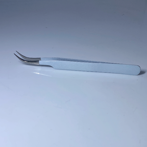แหนบขนตาปลอมสแตนเลสคุณภาพดีตรงและโค้งแหนบขนตาด้านบนอุปกรณ์ต่อขนตา - Product Image 2