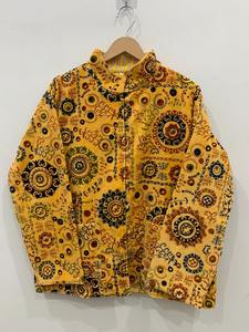 À la main Suzani imprimer femmes porter avant veste ouverte rayure à la main à la main Vintage velours veste pour femmes tenue décontracté veste - Product Image 2