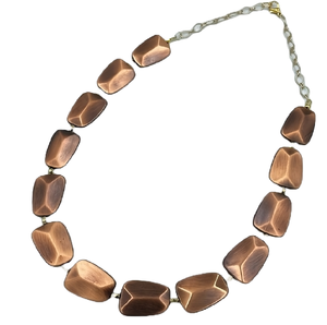 2025 femmes mode traditionnel cuivre collier ensemble pour femmes et filles plaqué or Kundan collier ensemble - Product Image 3