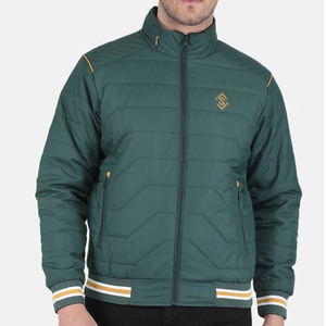 Veste d'hiver matelassée pour homme, design personnalisé, col montant, logo sur le devant, haute qualité, service OEM, écologique, respirante, fabriquée avec des matériaux durables - Product Image 1
